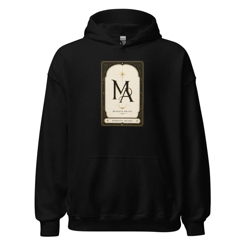Light Arcana Card - Hooded Sweatshirt, Black