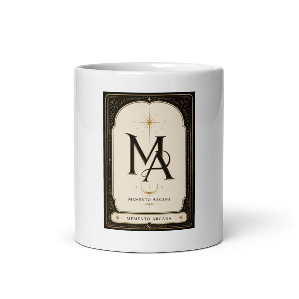 Light Arcana Card - Glossy Mug, White