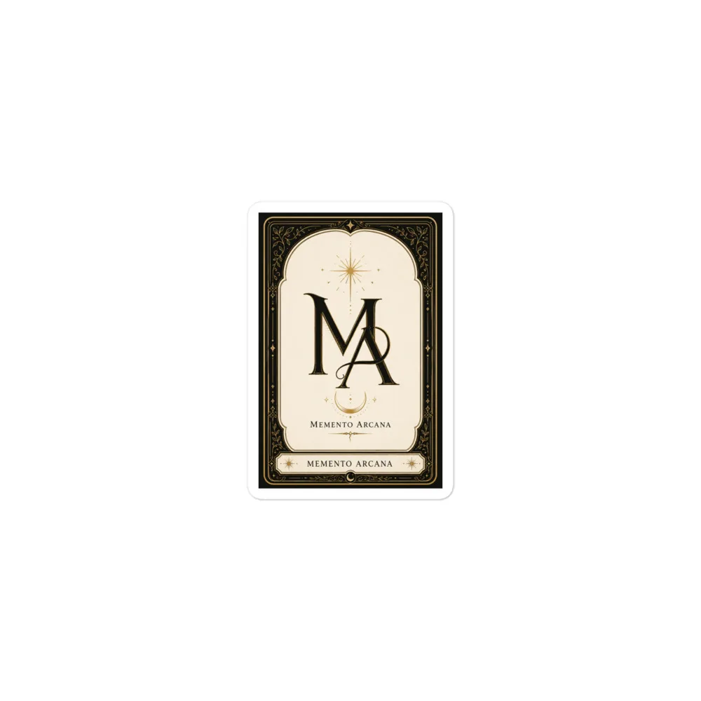 Light Arcana Card - Die Cut Sticker, Satin