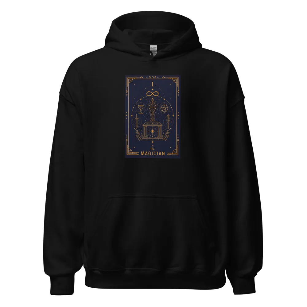 The Magician - Hooded Sweatshirt, Black