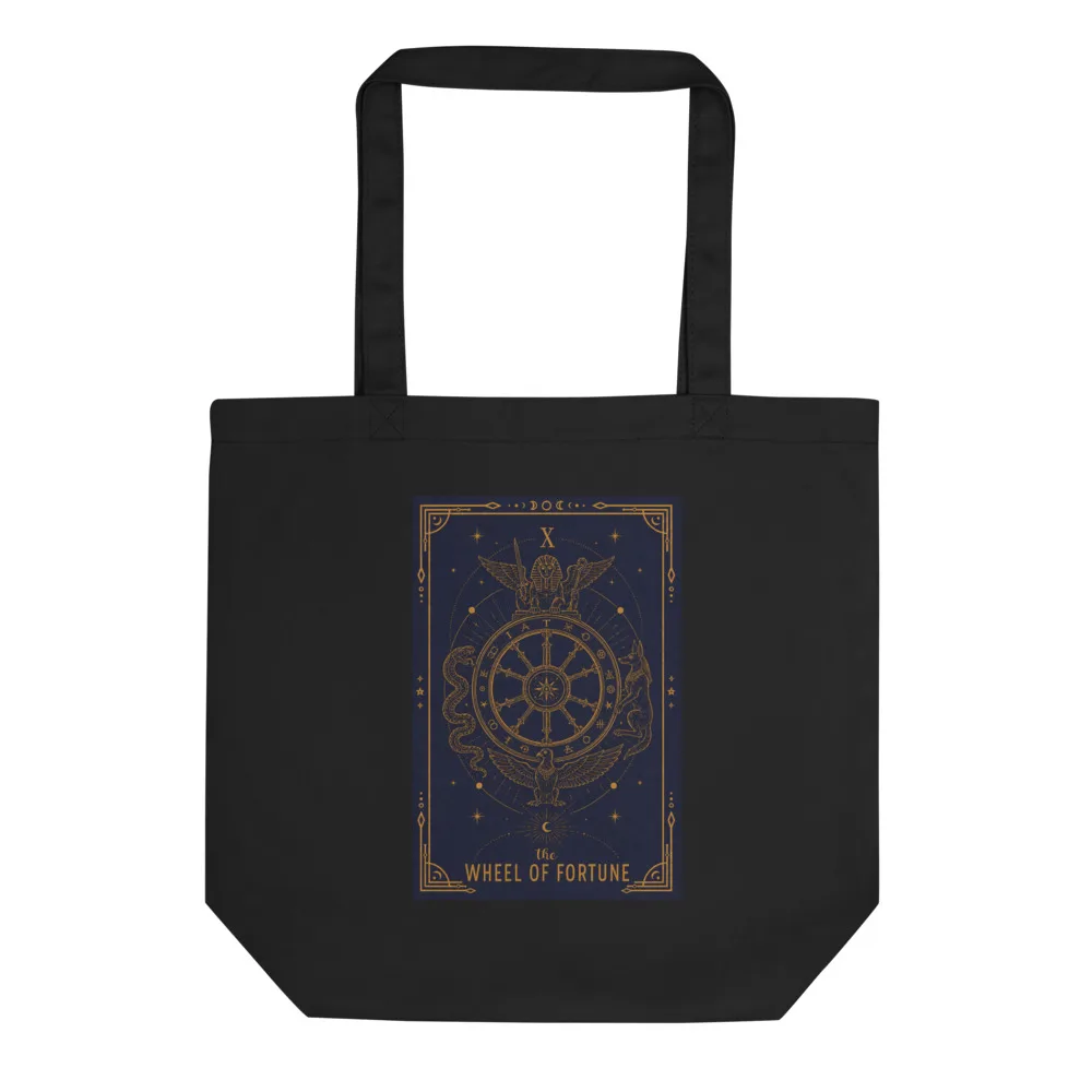 The Wheel of Fortune - Tote Bag, Black