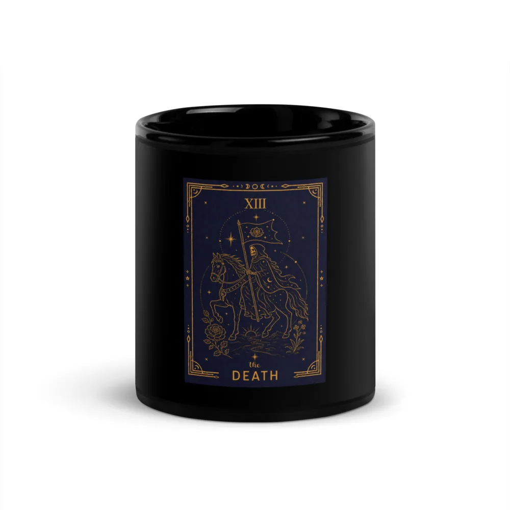 Death - Black Glossy Mug, Black