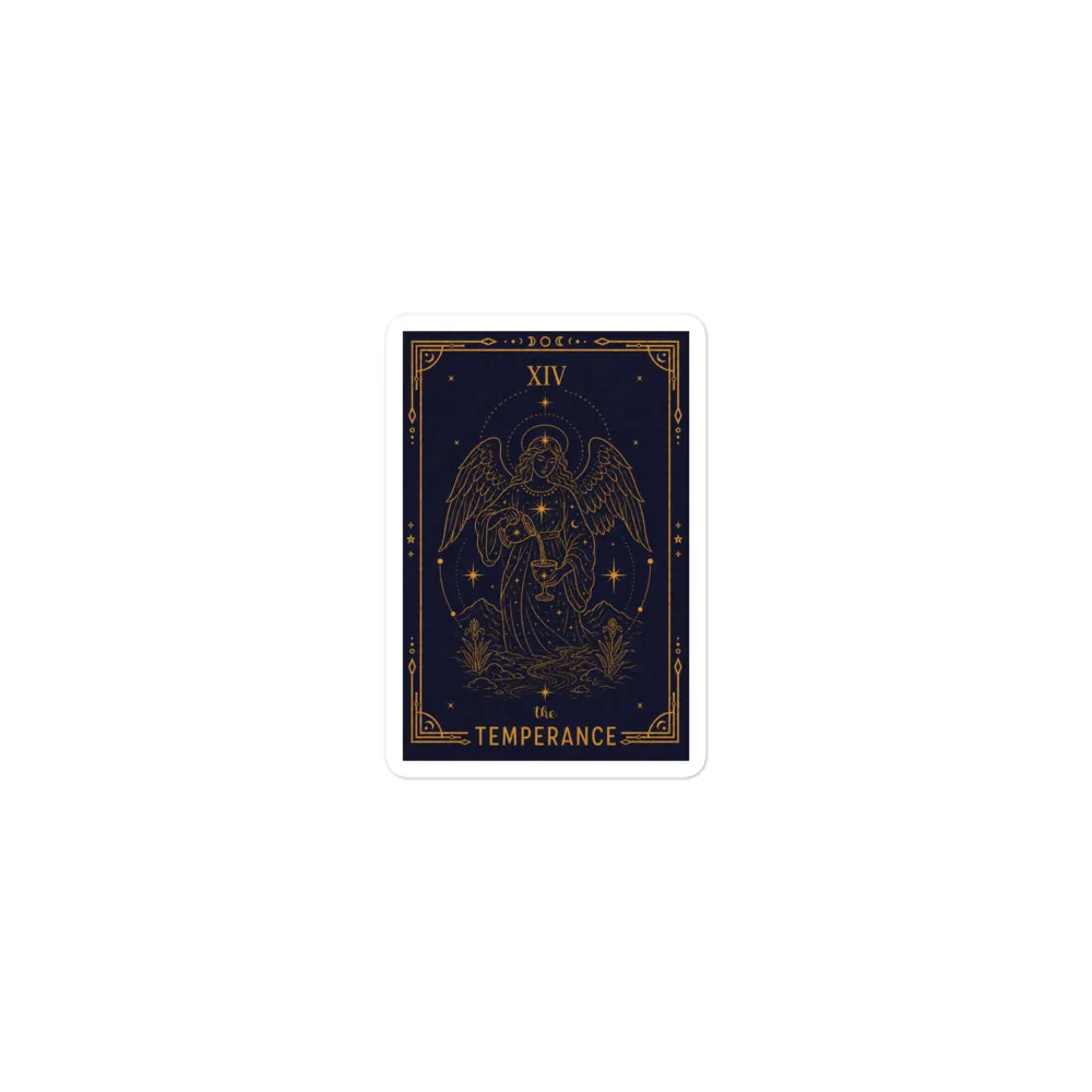 Temperance - Die Cut Sticker, Satin
