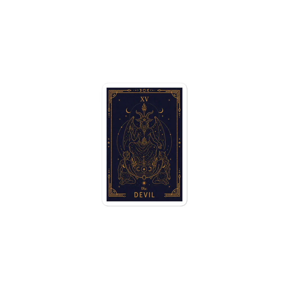 The Devil - Die Cut Sticker, Satin