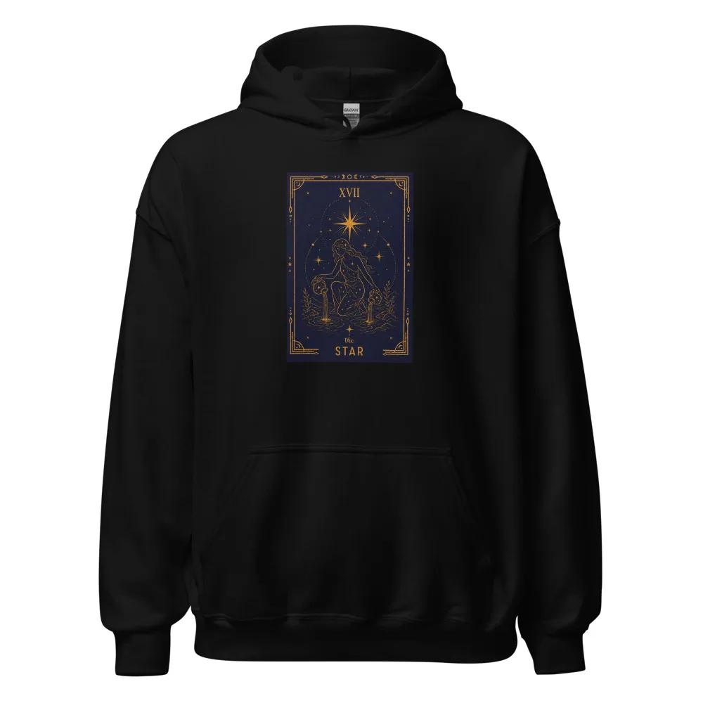 The Star - Hooded Sweatshirt, Black