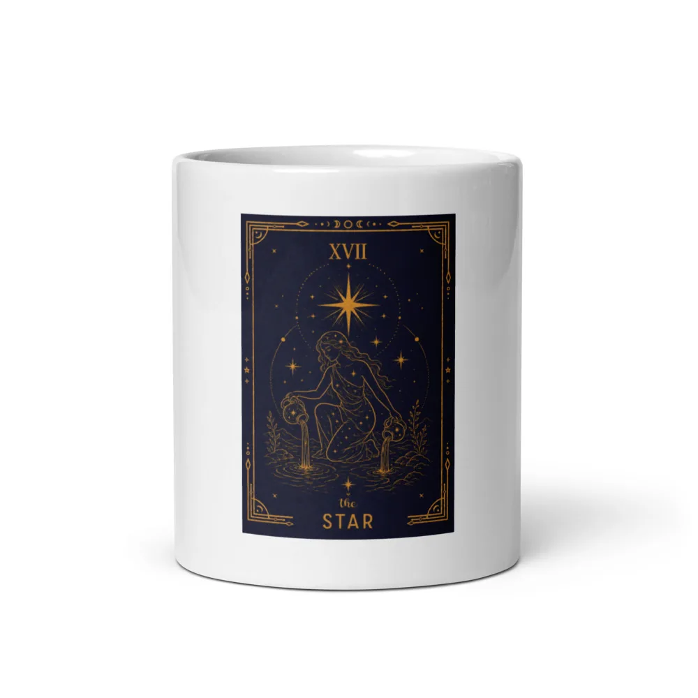 The Star - Glossy Mug, White