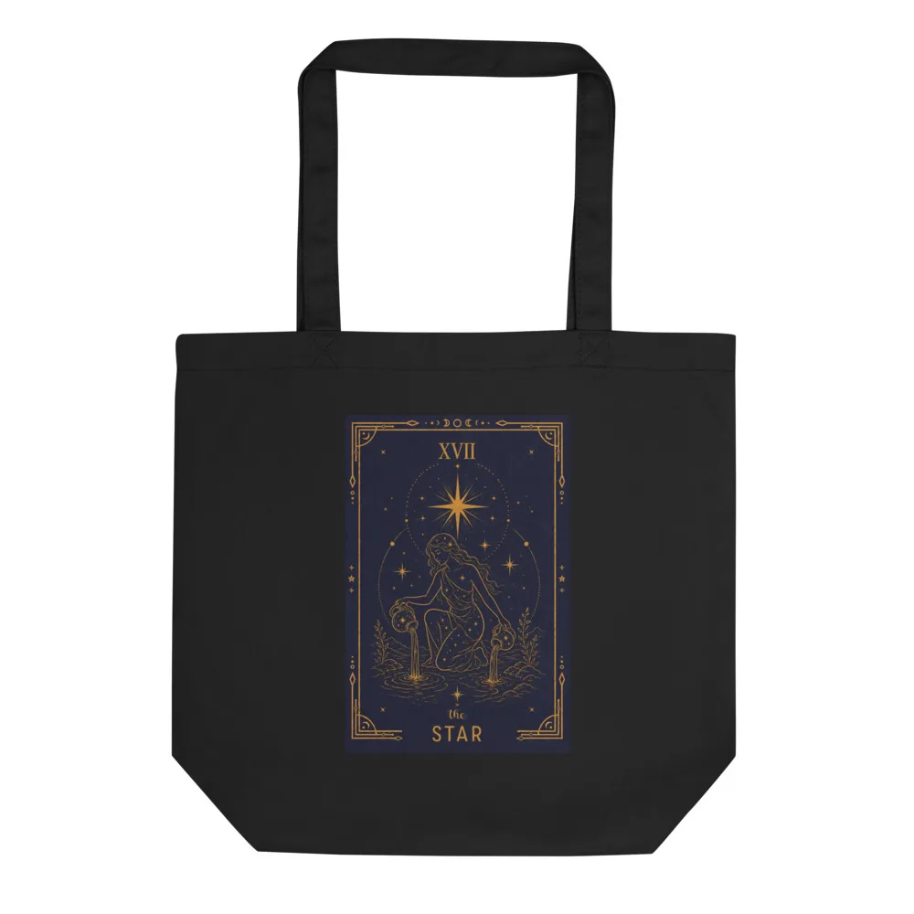 The Star - Tote Bag, Black