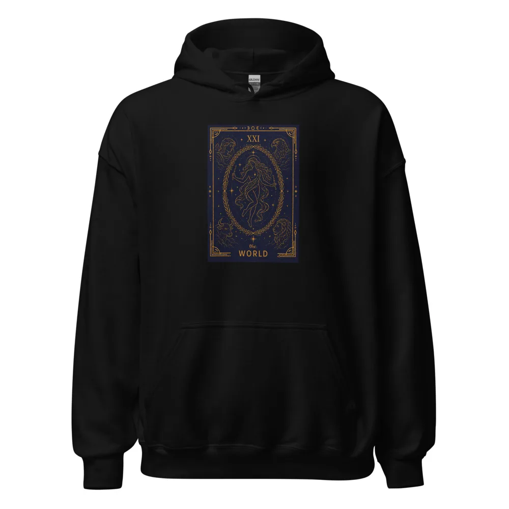 The World - Hooded Sweatshirt, Black