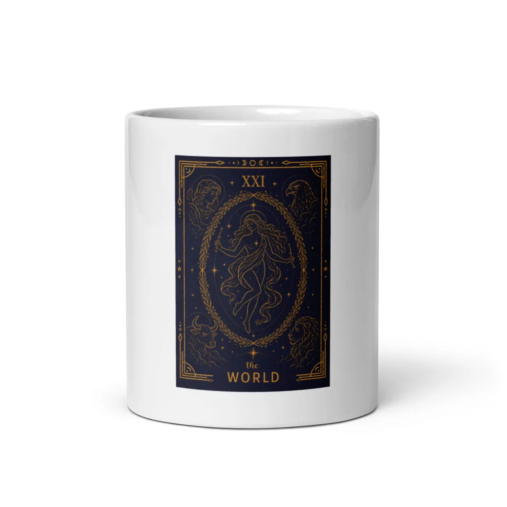 The World - Glossy Mug, White
