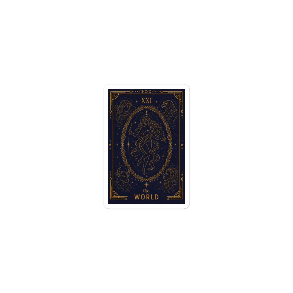 The World - Die Cut Sticker, Satin