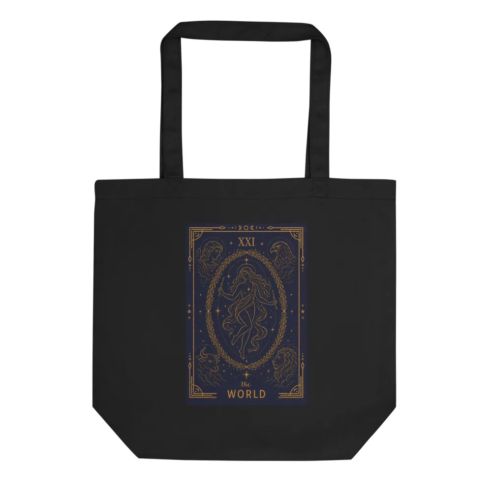 The World - Tote Bag, Black