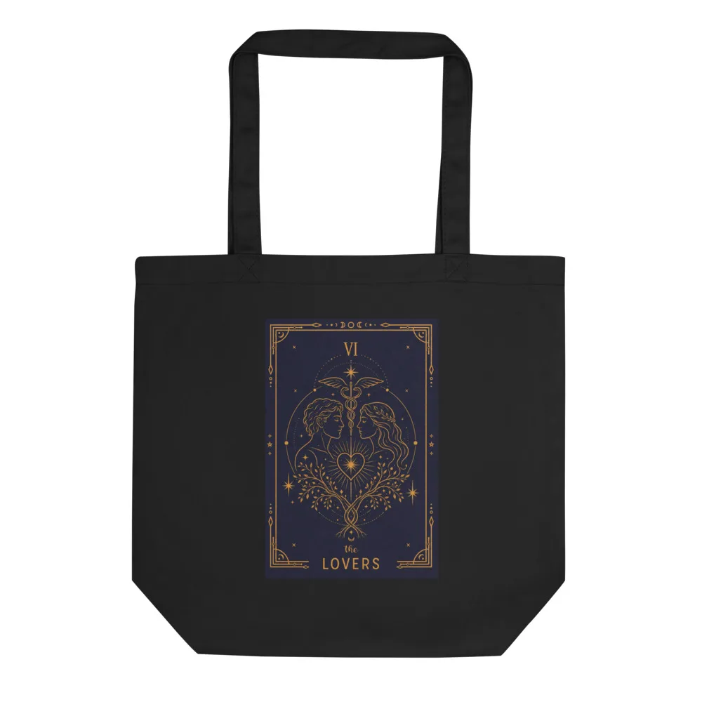 The Lovers - Tote Bag, Black